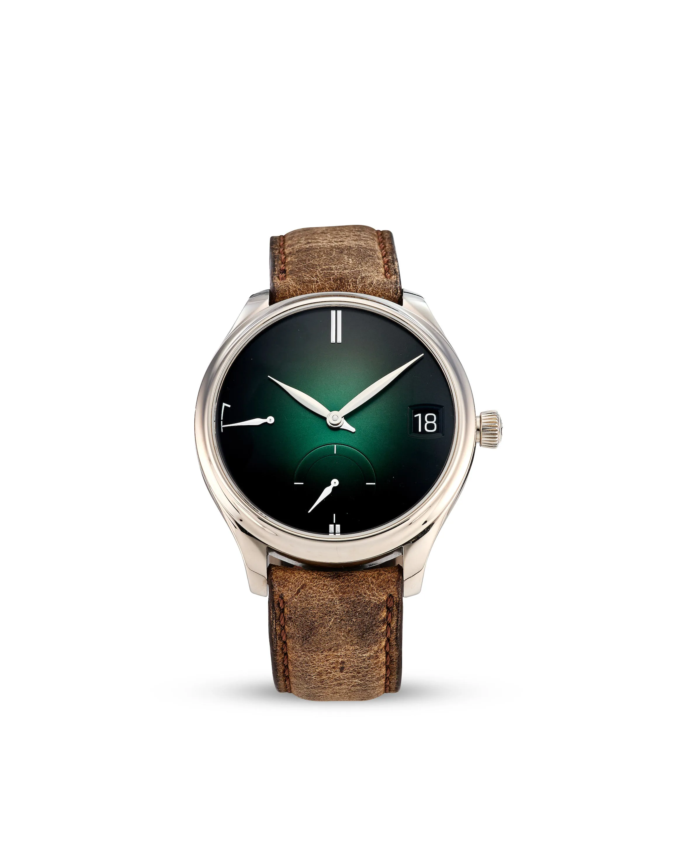 H. Moser & Cie. Endeavour 1800-0202 42mm White gold Green 1