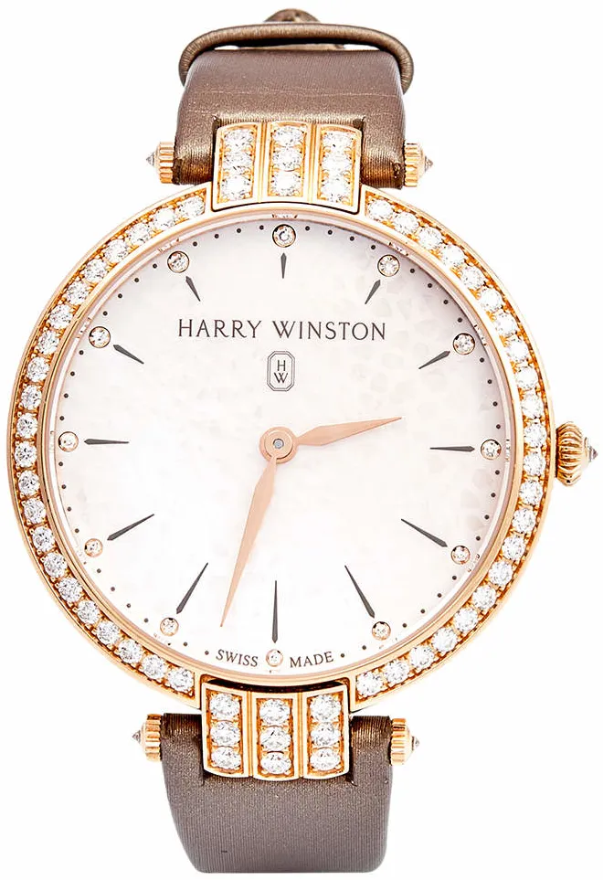 Harry Winston Premier PRNQHM36RR001 36mm Rose gold Mother-of-pearl
