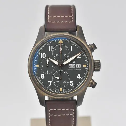 IWC Pilot Spitfire Chronograph IW387902 41mm Bronze Green