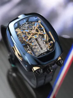 Jacob & Co. BUGATTI CHIRON TOURBILLON Ceramic and Rose gold Skeletonized