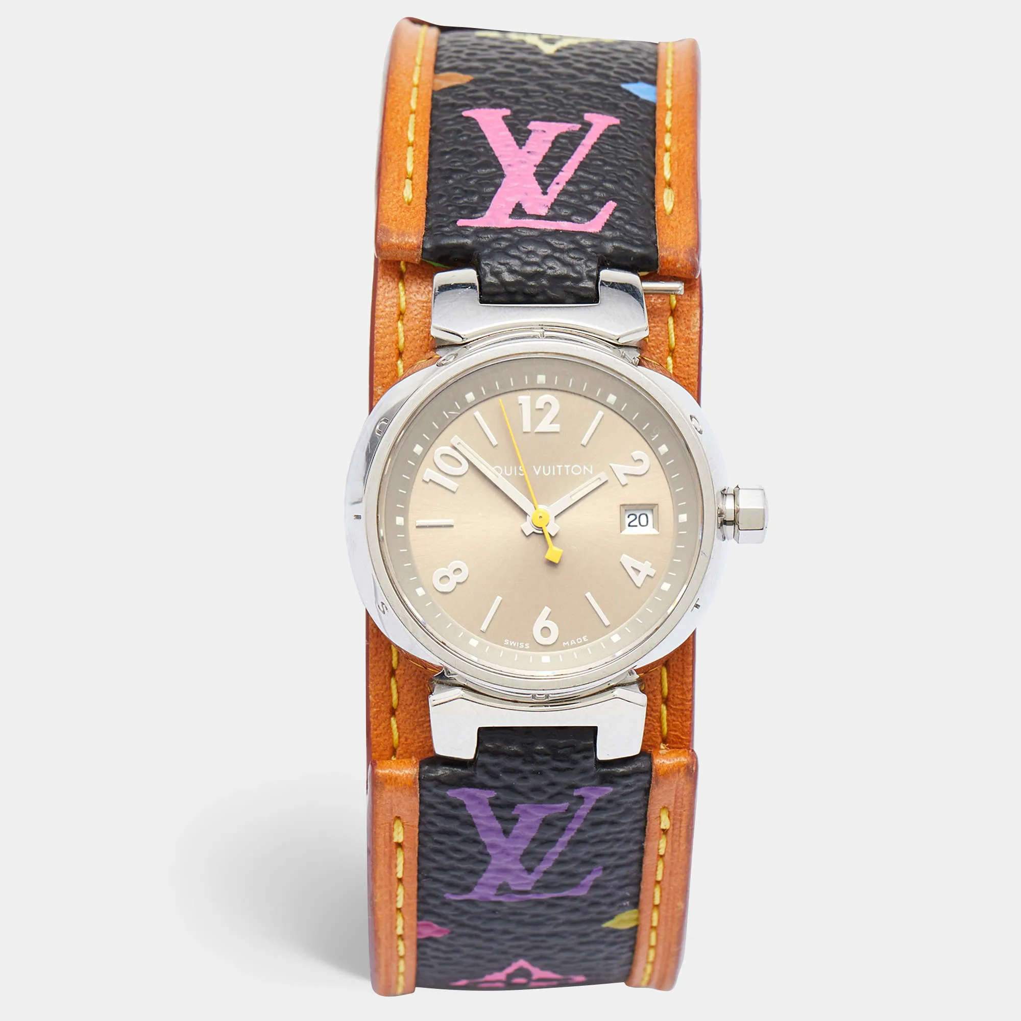 Louis Vuitton Tambour Q1212 28mm Stainless steel