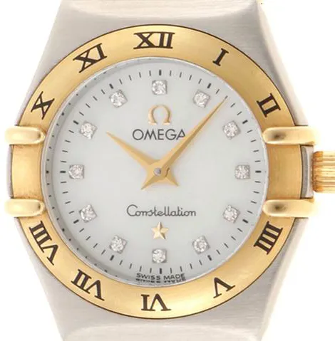 Omega Constellation 1262.75.00 23mm Yellow gold and stainless steel Mother-of-pearl