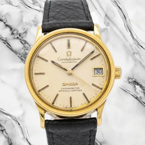 Omega Constellation 166.052 33mm Yellow gold Silver