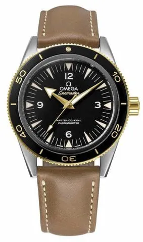 Omega Seamaster 300 233.22.41.21.01.001 41mm Yellow gold and Stainless steel Black