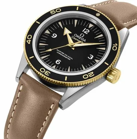 Omega Seamaster 300 233.22.41.21.01.001 41mm Yellow gold and Stainless steel Black 2