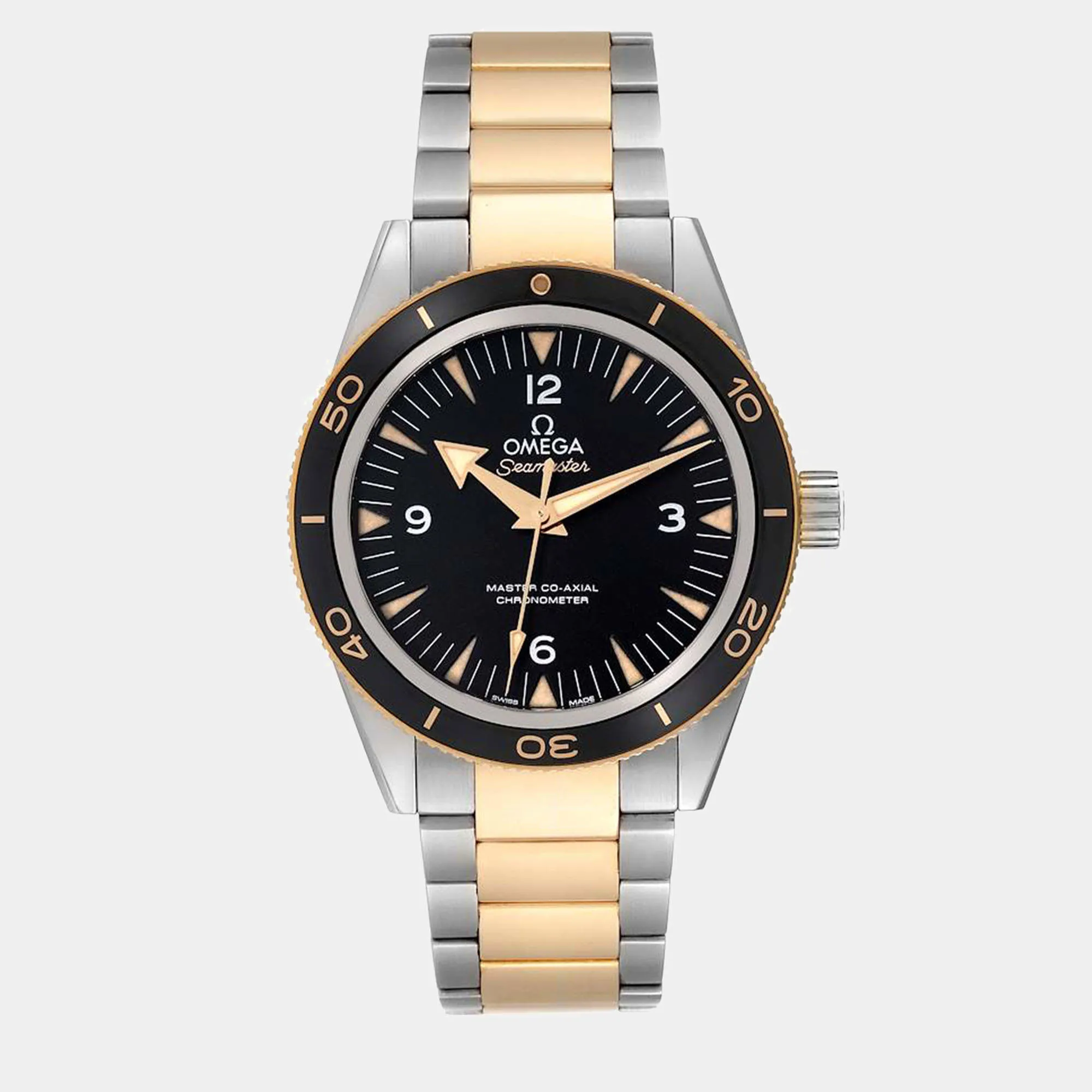 Omega Seamaster 300 233.20.41.21.01.002 41mm Yellow gold and Stainless steel and 18k yellow gold Black