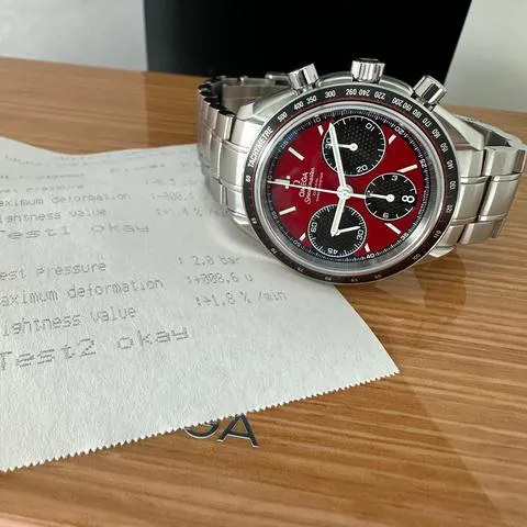 Omega Speedmaster Racing 326.30.40.50.11.001 40mm Stainless steel Red 7