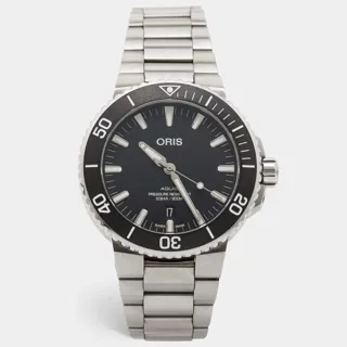 Oris Aquis Date 01 733 7730 4124 Ceramic and Stainless steel Black