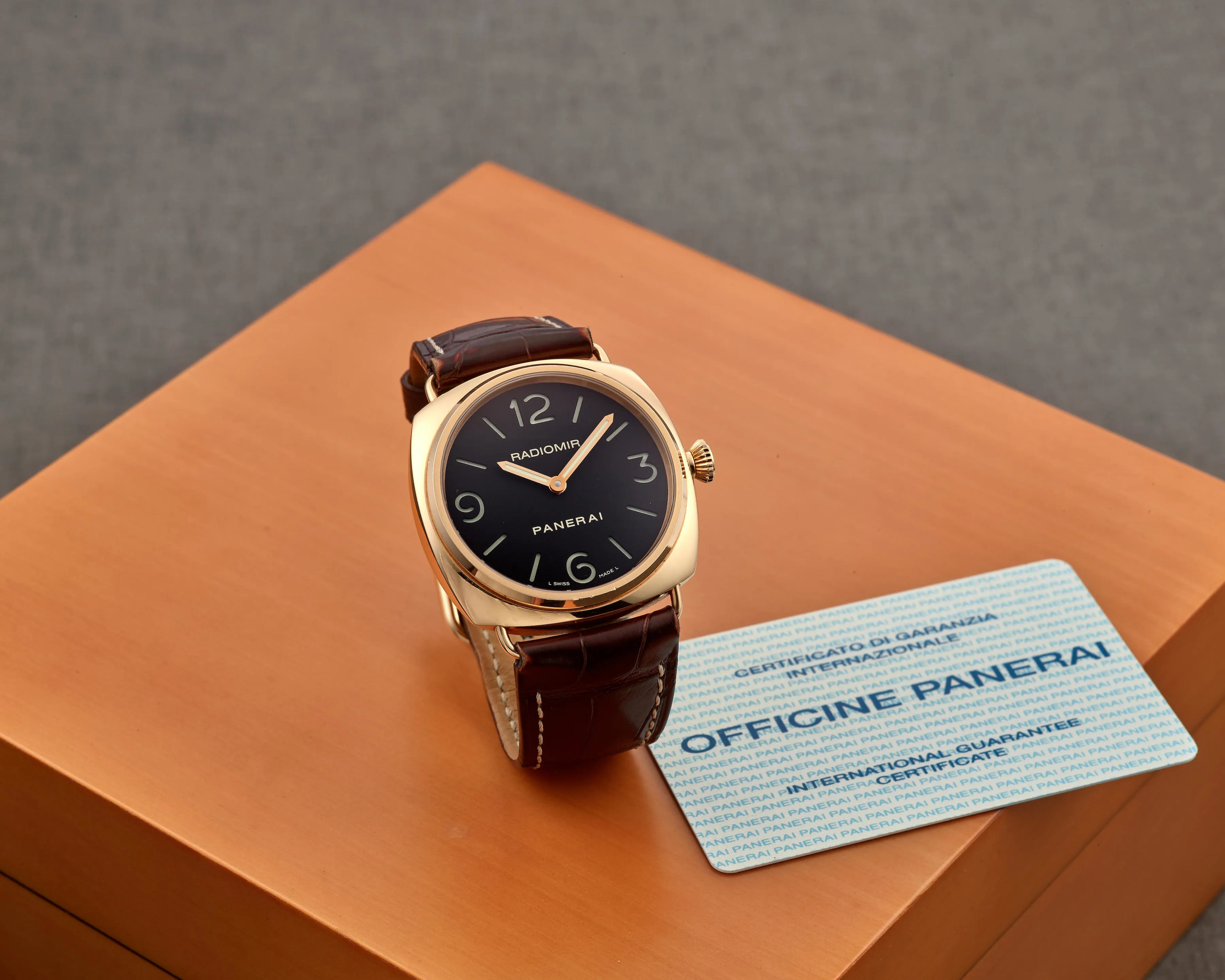 Panerai Radiomir PAM 00231 45mm Rose gold Black 4