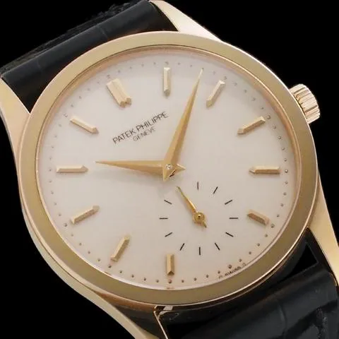 Patek Philippe Calatrava 3796R 30mm Rose gold White 1