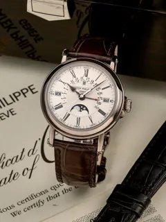 Patek Philippe Perpetual Calendar 5159G-001 White gold Silver