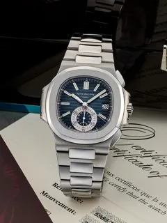 Patek Philippe Nautilus 5980/1A-001 Stainless steel Blue