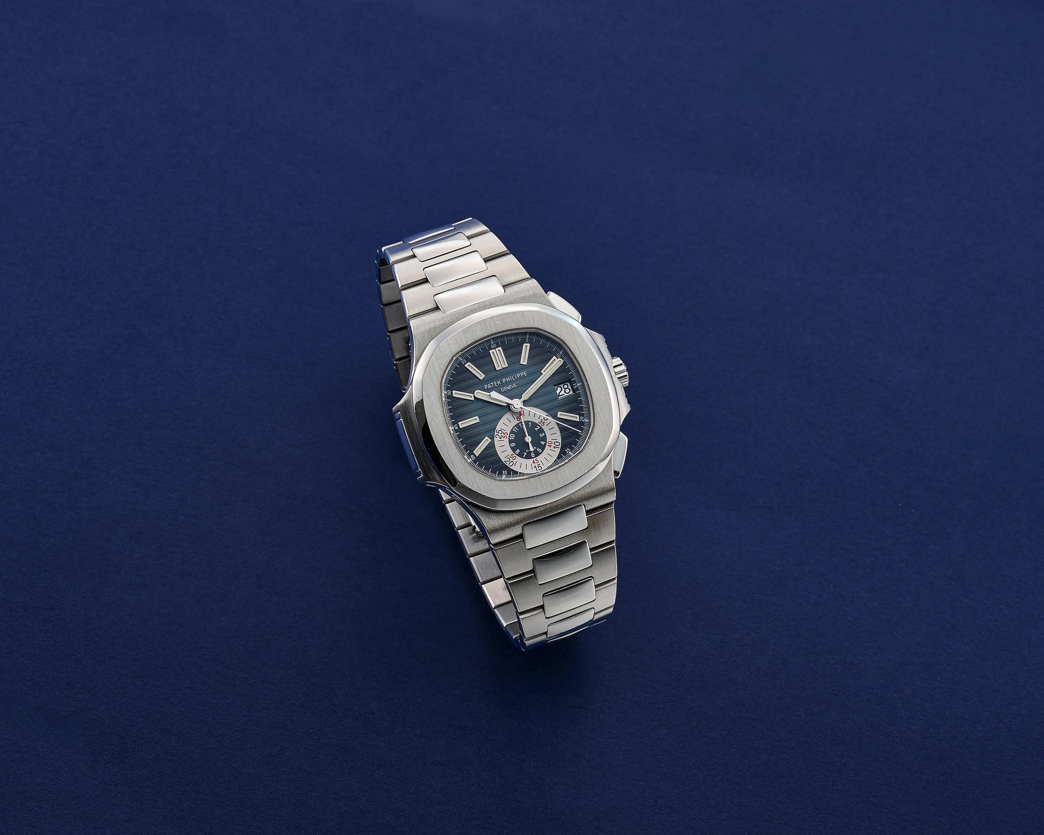 Patek Philippe Nautilus 5980/1A-001 43.5mm Stainless steel Blue 5