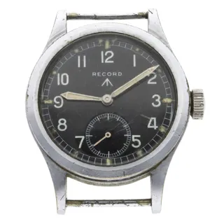 Record Watch Company Stainless steel and Nickel Black