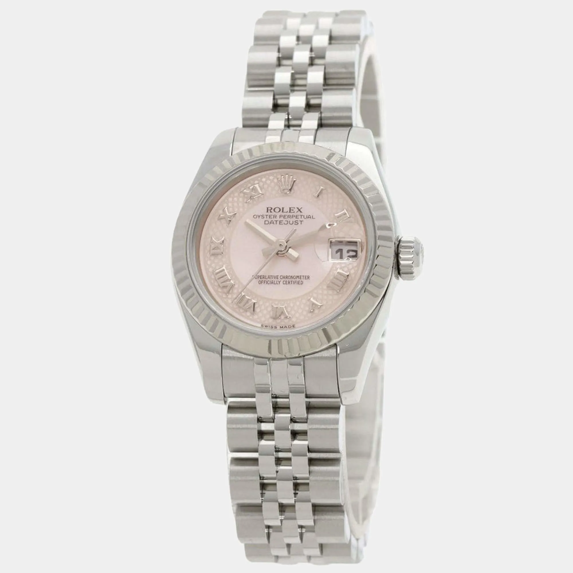 Rolex Datejust 179174NRD 26mm White gold and Stainless steel and 18k white gold