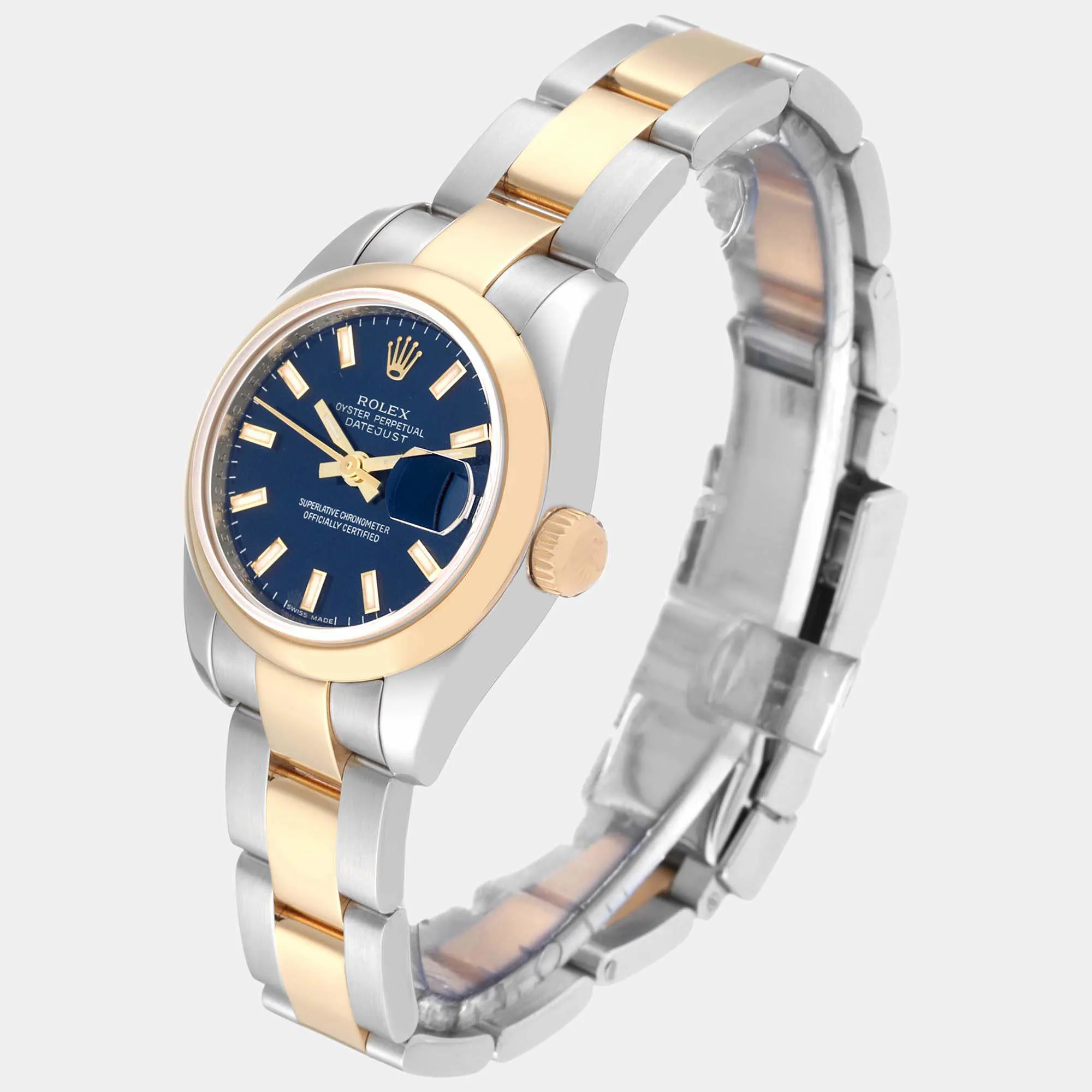 Rolex Lady-Datejust 179163 Yellow gold and Stainless steel and 18k yellow gold Blue 2