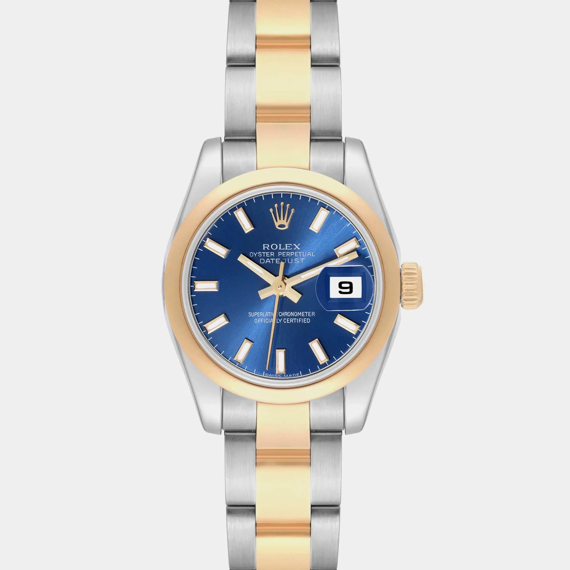 Rolex Lady-Datejust 179163 Yellow gold and Stainless steel and 18k yellow gold Blue 4