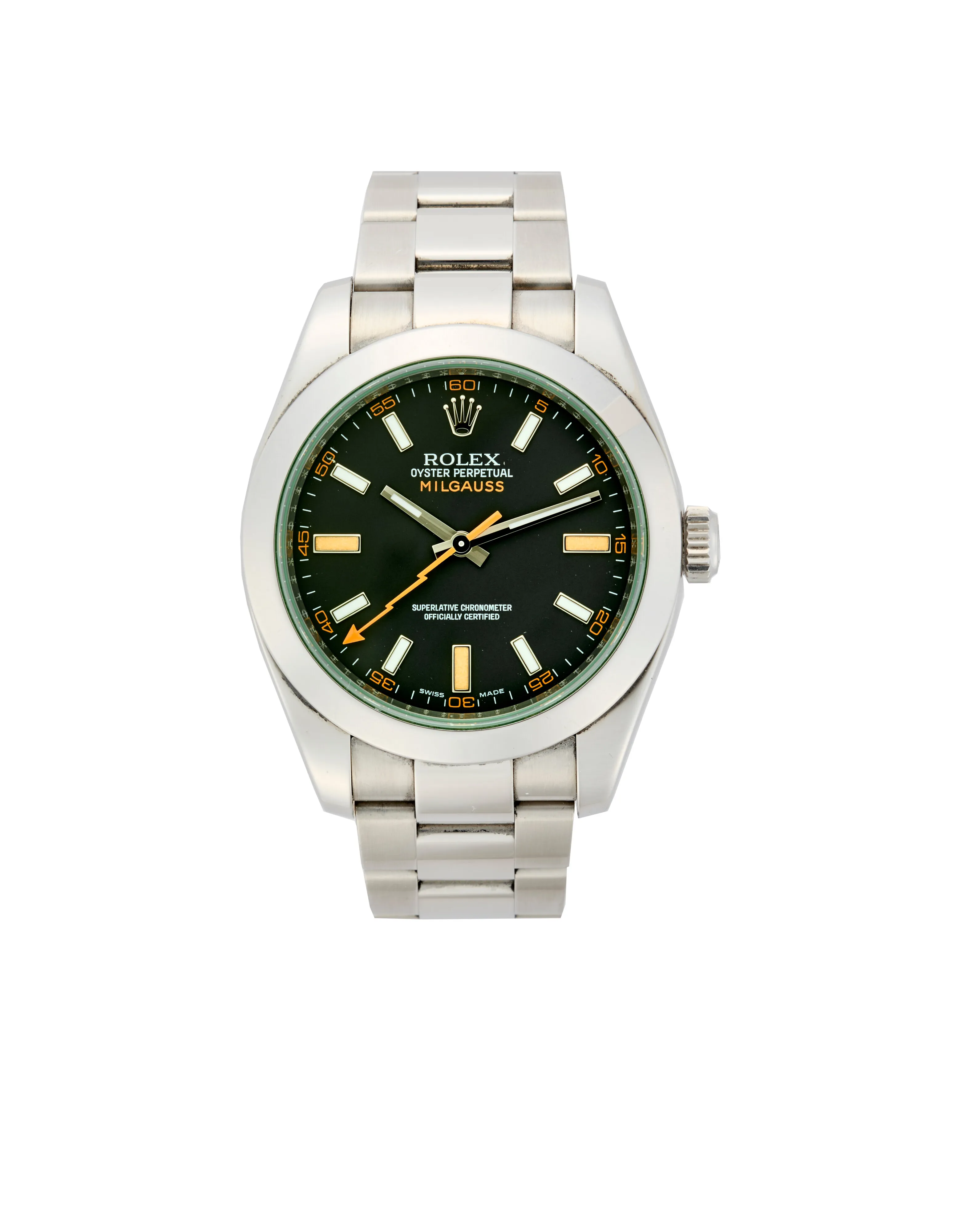 Rolex Milgauss 116400GV 40mm Stainless steel Black