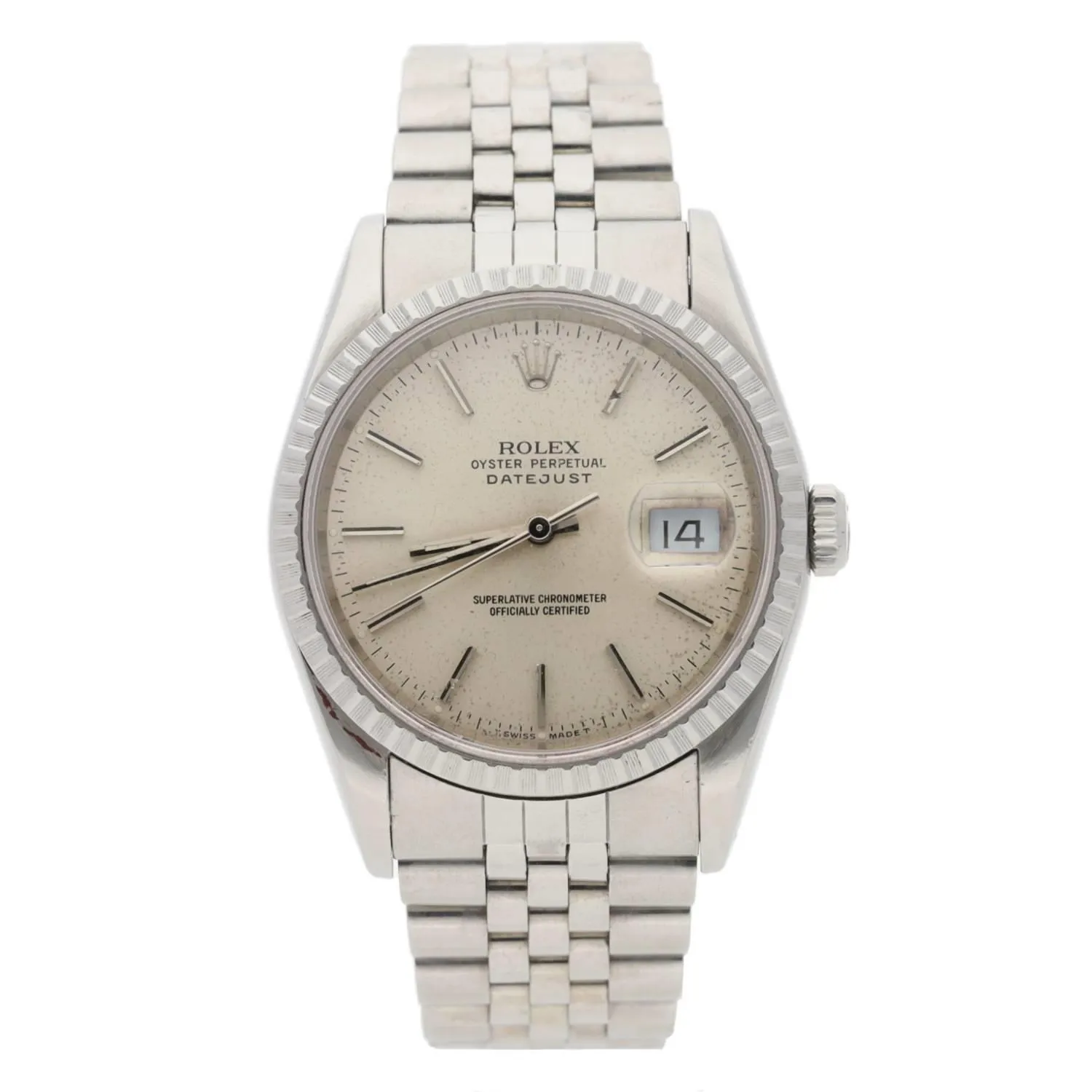 Rolex Oyster Perpetual "Datejust" 16220 36mm Stainless steel Silver