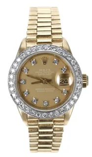 Rolex Datejust 6917 Yellow gold and Diamond Champagne