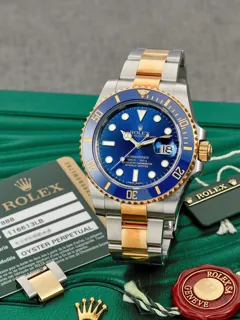 Rolex Submariner 116613LB Yellow gold and Stainless steel Blue