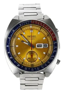 Seiko Chronograph 6139-6002 Stainless steel Golden