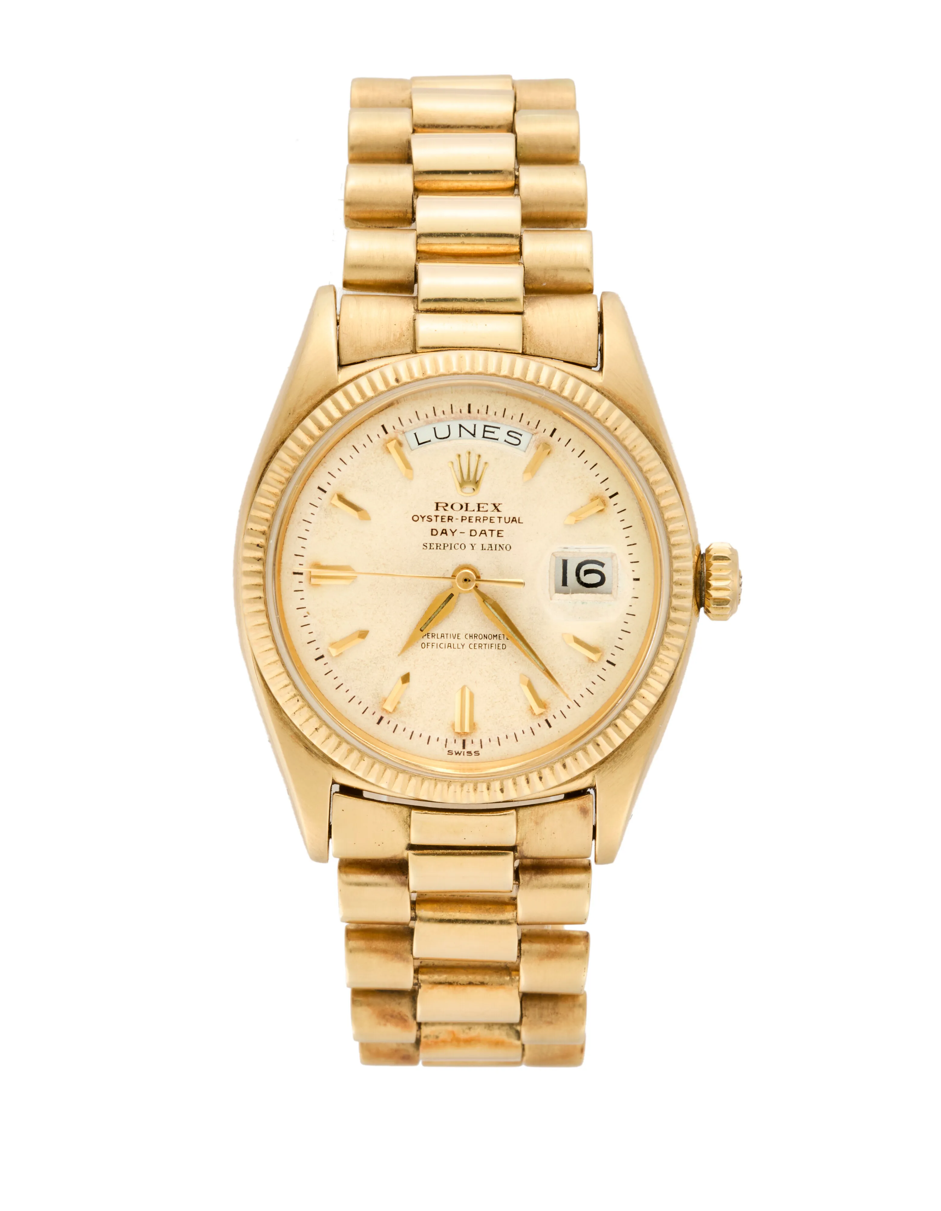 Rolex Day-Date 6611 36mm Yellow gold Mustard