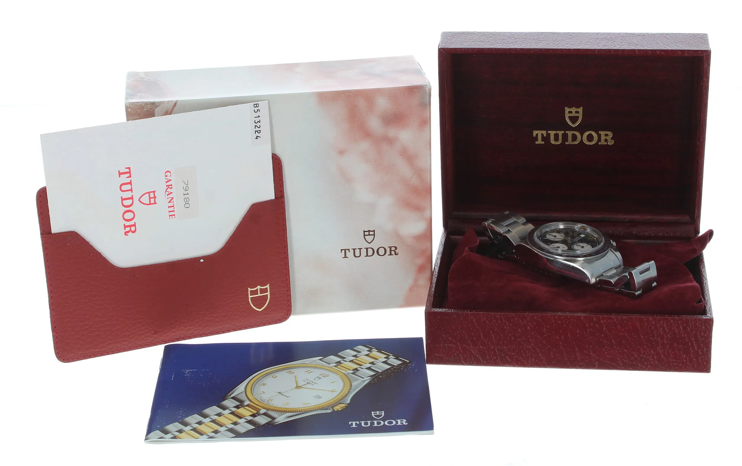 Tudor Oysterdate Big Block 79180 40mm Stainless steel Black 1