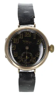 Waltham Watch Company Yellow gold Black