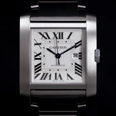 Cartier Tank Française WSTA0067 36.5mm Stainless steel Silver