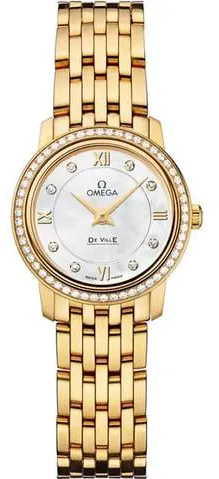 Omega De Ville 424.55.24.60.55.001 16mm Yellow gold White