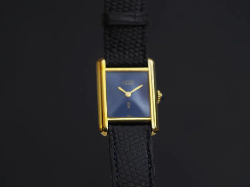 Cartier Tank Must 20mm Vermeil Lapis lazuli 1