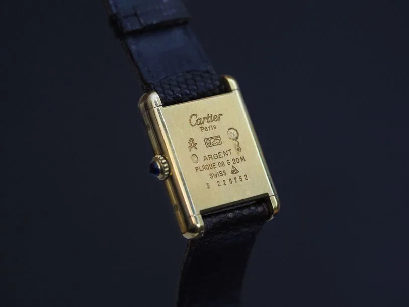 Cartier Tank Must 20mm Vermeil Lapis lazuli 3