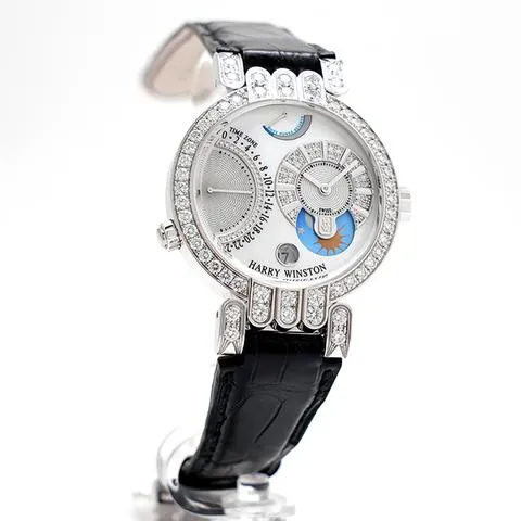 Harry Winston Premier 39mm White gold Mother-of-pearl 8