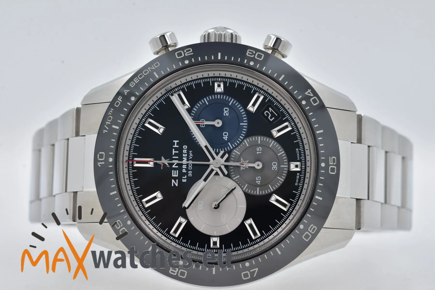 Zenith El Primero Chronomaster 03.3100.3600/21.M3100 41mm Stainless steel Black