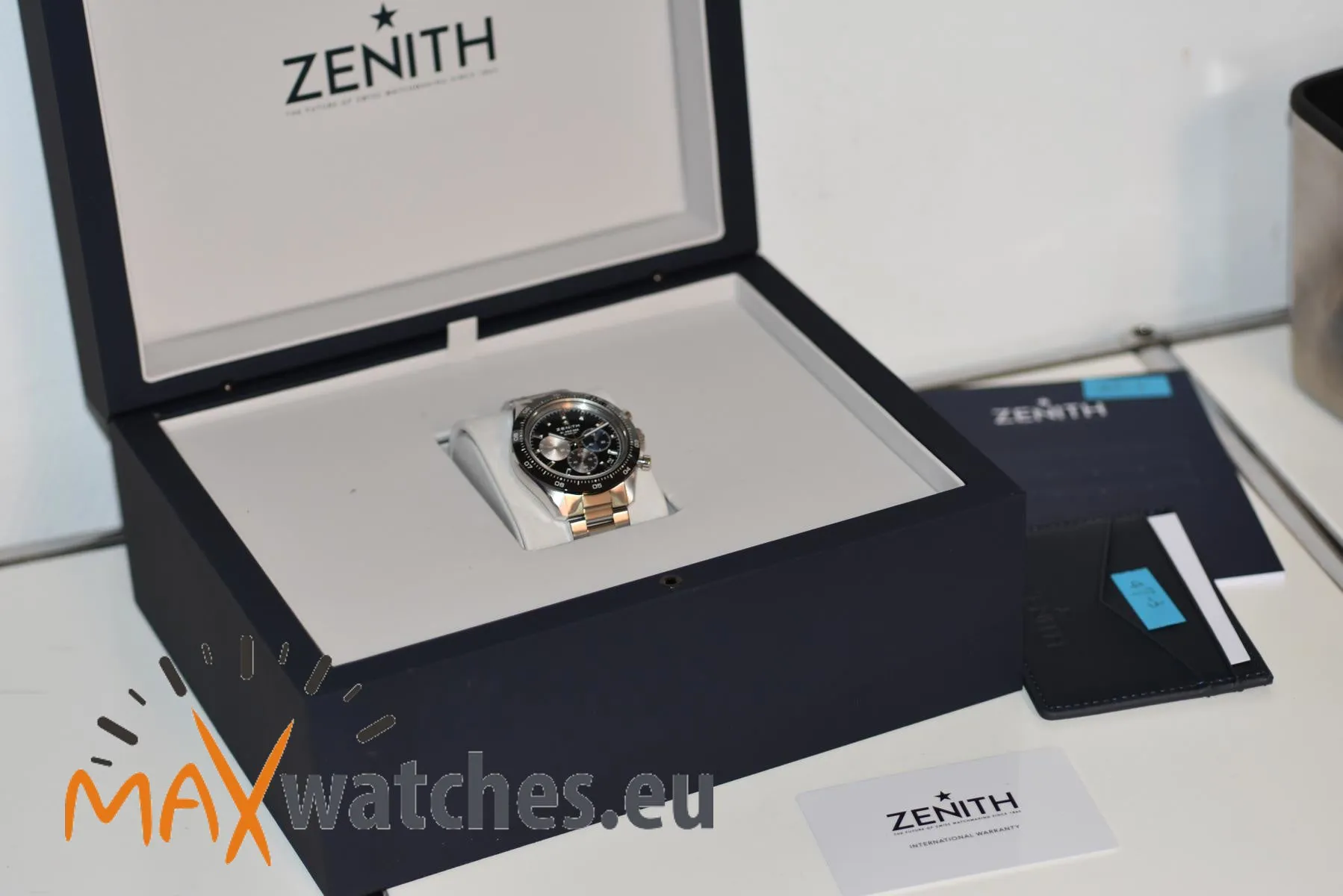 Zenith El Primero Chronomaster 03.3100.3600/21.M3100 41mm Stainless steel Black 10