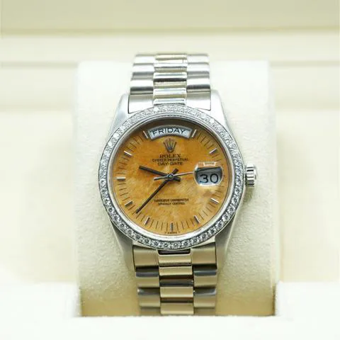 Rolex Day-Date 36 18049 36mm White gold Brown 1