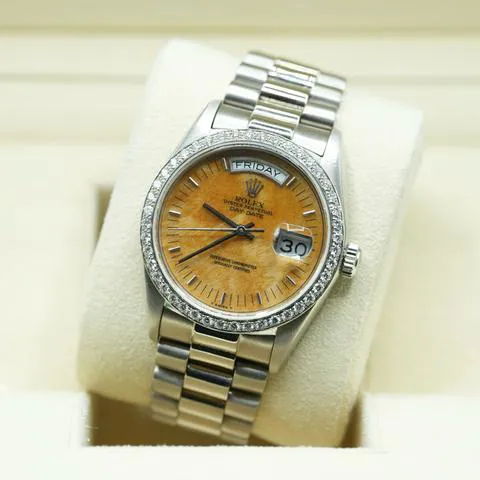 Rolex Day-Date 36 18049 36mm White gold Brown 10