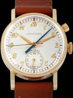 Longines Monopusher 31mm Gold-plated Silver