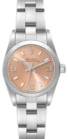 Rolex Oyster Perpetual 76080 24mm Stainless steel Salmon