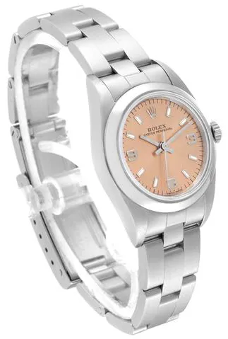 Rolex Oyster Perpetual 76080 24mm Stainless steel Salmon 4