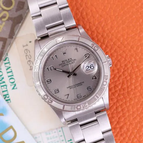 Rolex Datejust Turn-O-Graph 16264 36mm Stainless steel Gray