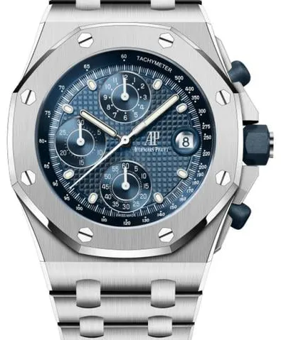 Audemars Piguet Royal Oak Offshore 26238ST.OO.2000ST.01 15mm Stainless steel Blue