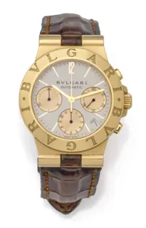 Bulgari Diagono CH 35 G Yellow gold White