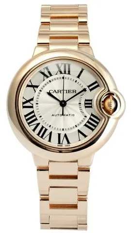 Cartier Ballon Bleu 33mm W6920096 33mm Rose gold White 1