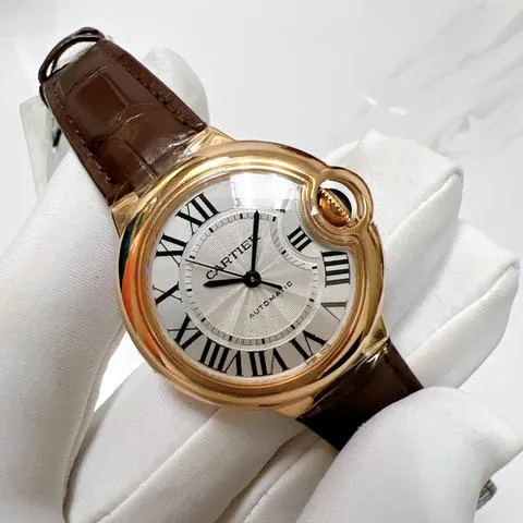 Cartier Ballon Bleu de Cartier W6920097 33mm Rose gold White