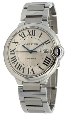 Cartier Ballon Bleu 42mm W69012Z4 42mm Stainless steel Silver