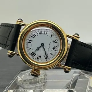 Cartier Diabolo 1440 27mm Yellow gold White