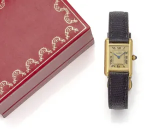 Cartier Tank 1613 Silver and Gold-plated Beige