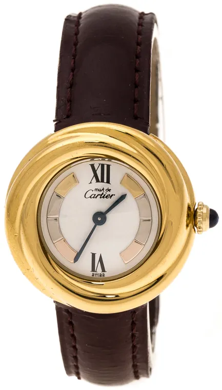 Cartier Must de Cartier 27mm Gold plated silver White